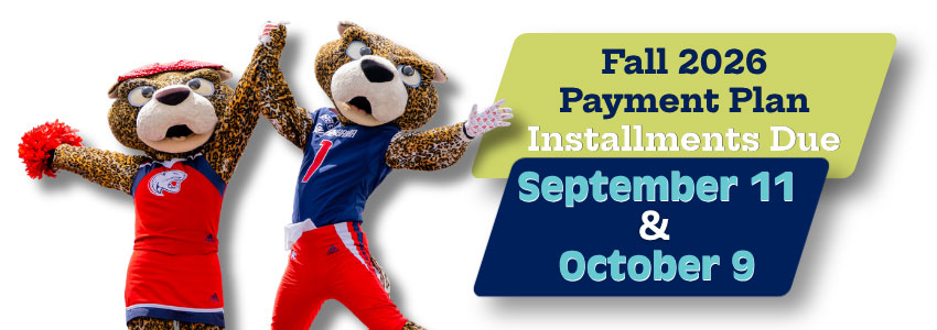 Fall 2026 Payment Installments Due September 11 and October 9