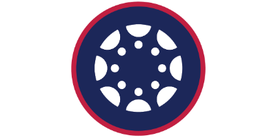 blue circle with Canvas logo
