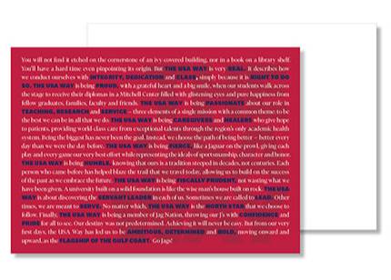 USA Way Postcard